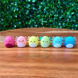 Squish-a-longs by Squishmallows Axolotl Bundle